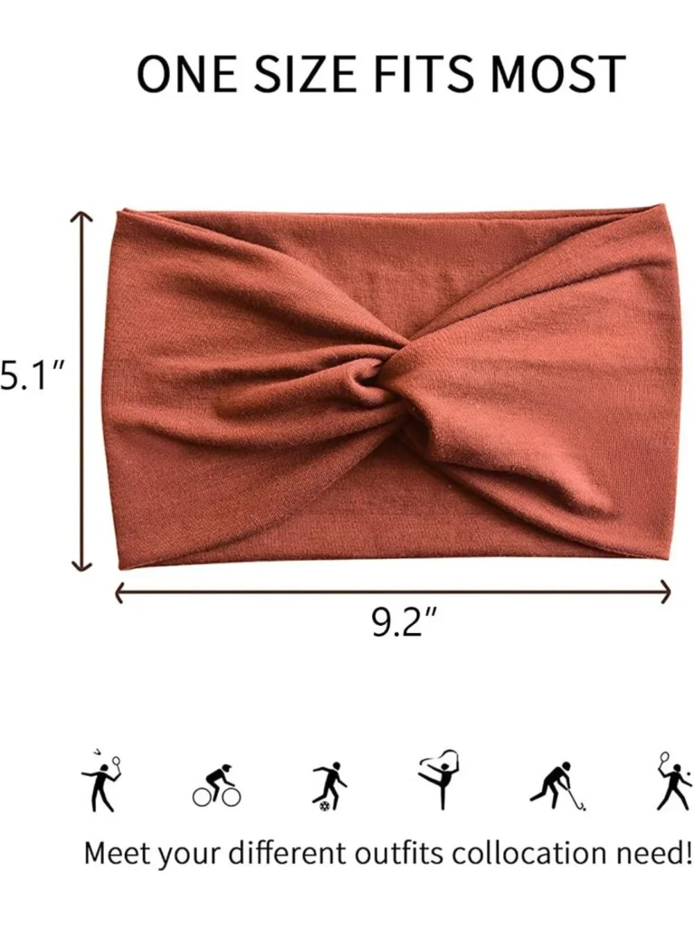 10 PCS Extra Wide Non-Slip Turban Headbands for Women - Stylish Hair Accessories